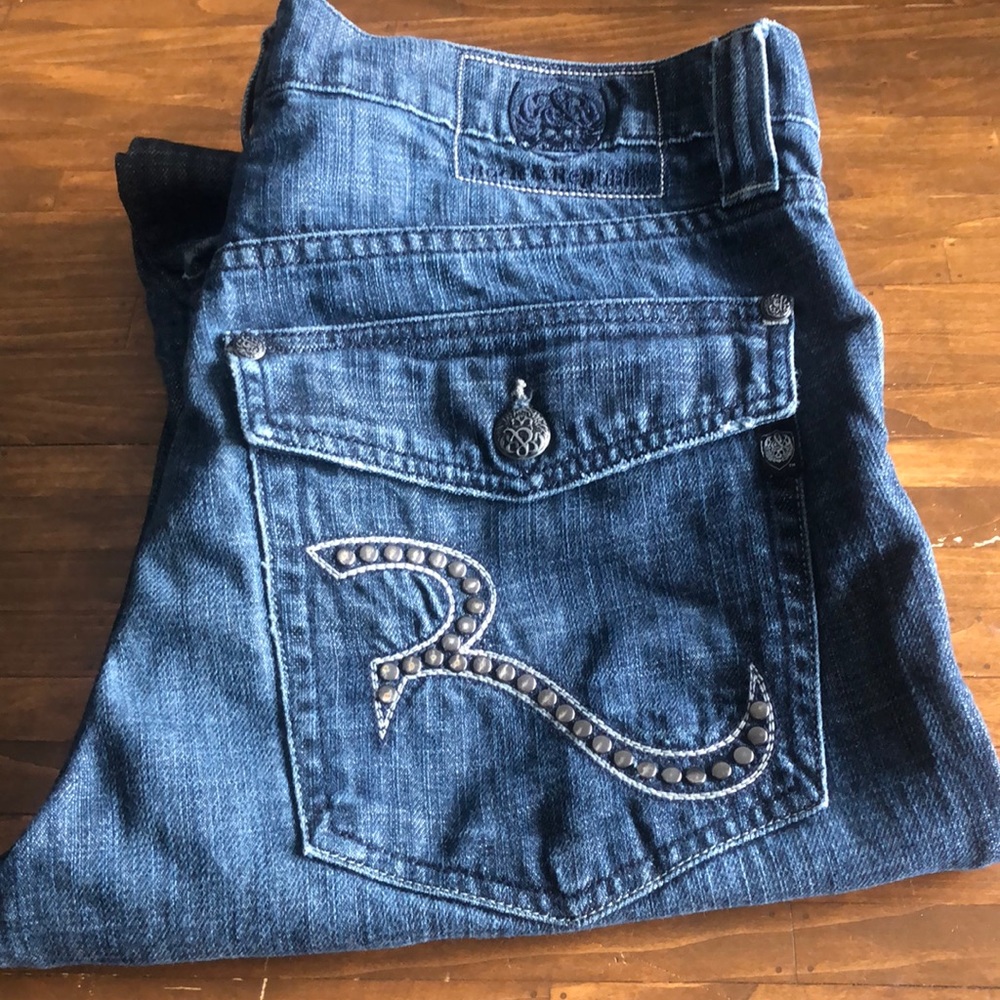 Rock & Republic Studded grey jeans 36/29